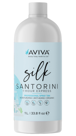 Santorini Silk Rapid Tan 17.2% DHA (4oz & 1 Liter)