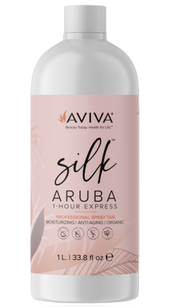 Aruba Silk Rapid Tan 17.2% DHA (4oz & 1 Liter)