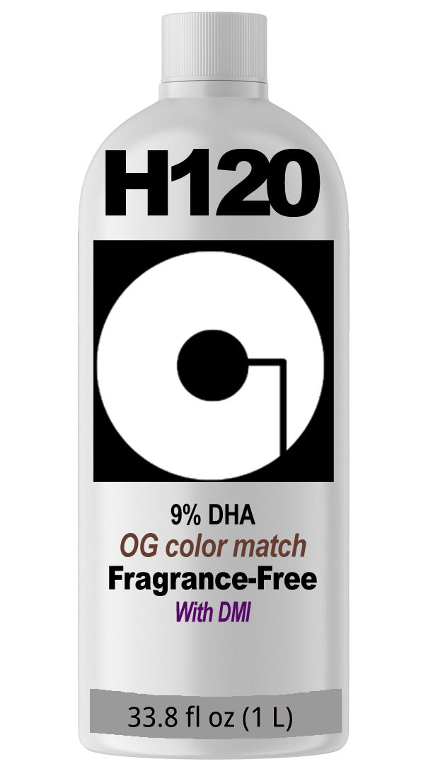 Glazed solution, 9% DHA, OG Color Match, DMI, Fragrance-Free – LABELED ORIGINAL (H120)